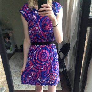 Lilly Pulitzer Flouncy Blue Floral Sundress